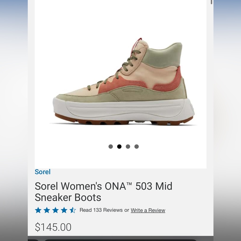 Sorel high top sneakers